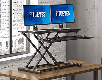 Amazon.com : FITUEYES Height Adjustable Standing Desk 32